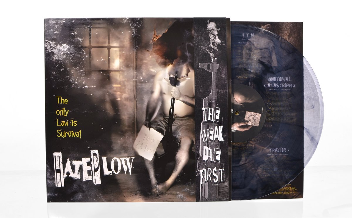 hellshead666's tweet photo. Now shipping: HELLS HEADBANGERS vinyl reissues of HATEPLOW’s "Everybody Dies" and "The Only Law is Survival" on LP (black and colored) and ultra limited picture disc (100 copies).

🔫 Get 'em here:
https://t.co/Z3oUlLngfX https://t.co/dGGTdw0pyD