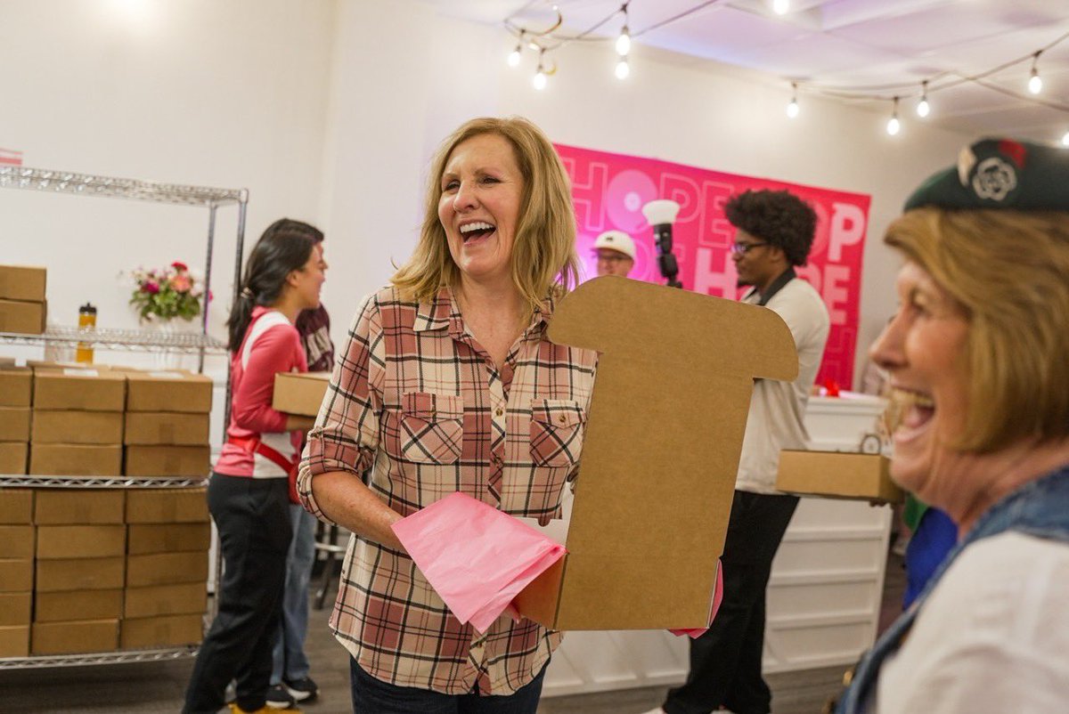 NBCF's tweet photo. 3,000 HOPE Kits packed! 💗 Thank you to everyone who joined us earlier this month for our HOPE Kit Community Packing Party. We had a great time seeing everyone come together to support those facing breast cancer. Huge thank you to our partners who contributed items to these HOPE Kits: @crownpack, Amerisource Custom Packaging, @tradmedicinals, @Aveneusa, @Natural_Life, @swiglife, Madame Madeline Lashes, @myearthbreeze, @DrDansLipBalm, Prime Prometics, @remedynails, Happy Curves, Lemonhead