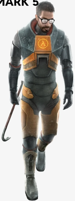 AndechComposer's tweet photo. @RubberNinja I do have to ask, is the armor in any way inspired by the HEV suit from Half-Life? https://t.co/snmxNRWFoH