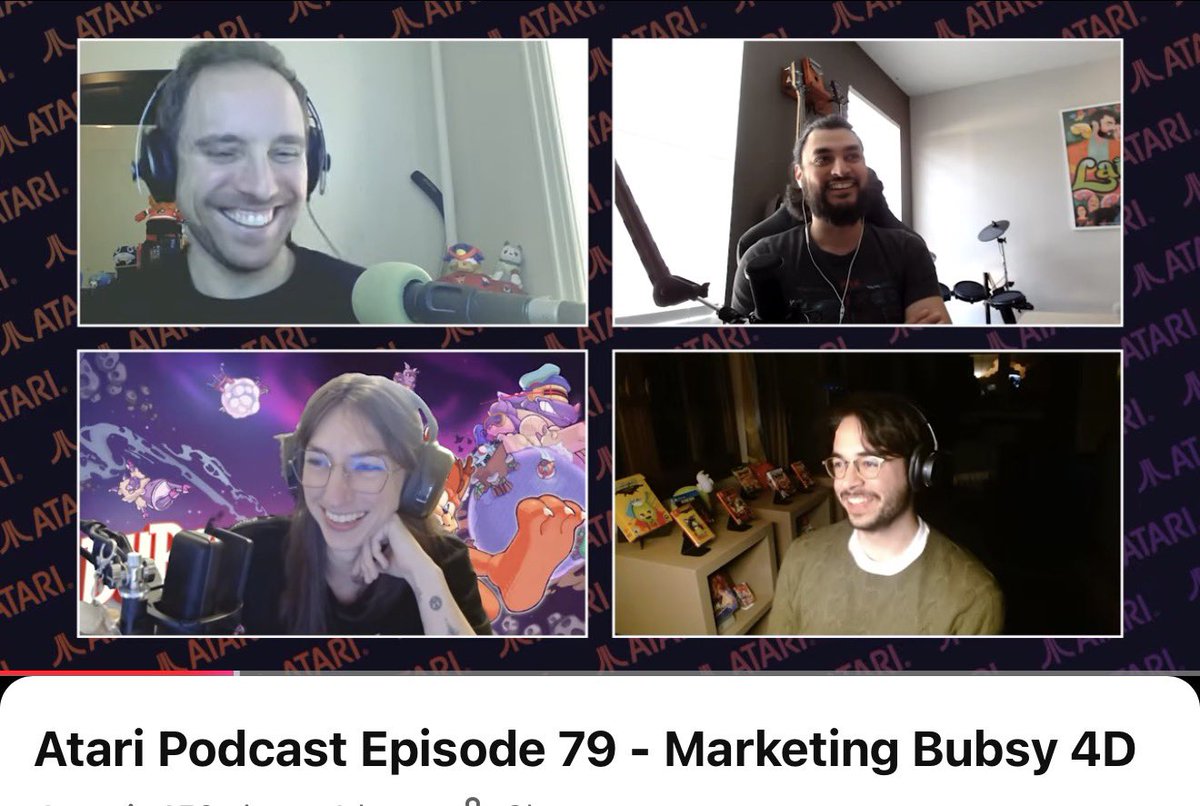 spammantha's tweet photo. BTW - I was on the Atari podcast to talk about the marketing behind Bubsy with Twitterless Jason, @TanConMan, and @Fabrazz 🥰

https://t.co/uCpdqv2bPA https://t.co/gsMzDjIder