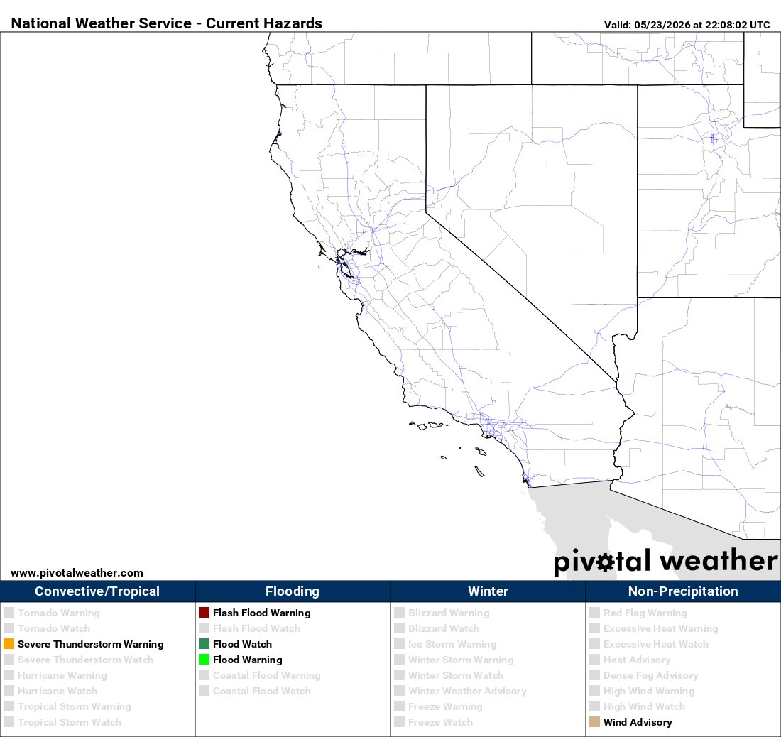 klownacide's tweet photo. National Weather Service - Current Hazards Southwest Region Saturday 5/23/26. #CAwx #AZwx #NVwx #UTwx @PivotalWeather #PrescottWX #WXTwitter
#bsFree #WX @TripDawg
☁️🌥️🌤️☀️🌥️🌤️☁️
#PTWM
https://t.co/uC9dC1OHkM🔗 https://t.co/YiHYGFaIZD
