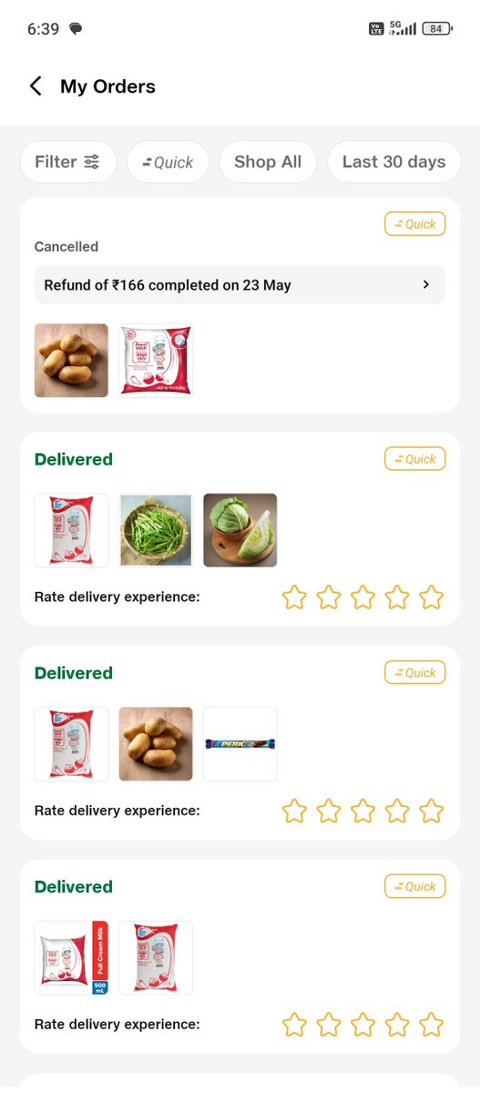 chavda7devdeep7's tweet photo. @JioMart @JioMart_Support hey public check screenshot first they deducted our money after placing order 24 hours later, they cancel order, if you have no stock then why accept order,Swiggy instamart zepto delivered order not cancel they have integrity, you don't have any Honesty https://t.co/FnXC4I4UfA