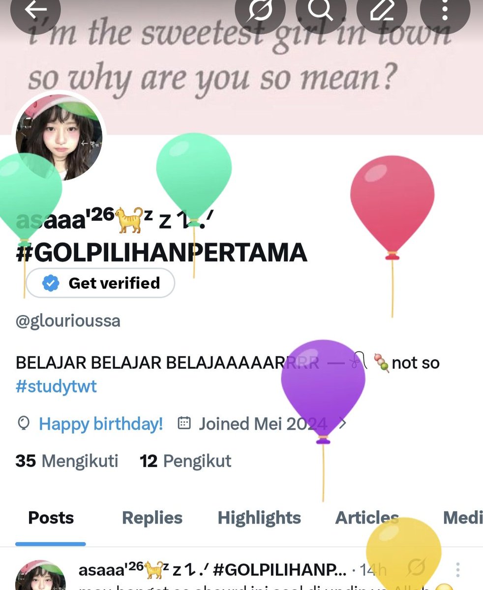 asaaa'²⁶🐈ᶻ 𝗓 𐰁 .ᐟ #GOLPILIHANPERTAMA tweet media