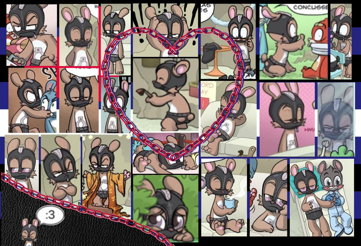 VanillaEclair73's tweet photo. Gimp Bear appreciation post💖
He's absolutely ADORABLE and such a lil sweetheart. 

BearNuts was made by and is owned by Alison Acton 
#Bear #Bearnuts #Bearnutswebcomic #Gimp #Bdsm #Leather #Furry #Furryfandom https://t.co/bKEAY1NFqH