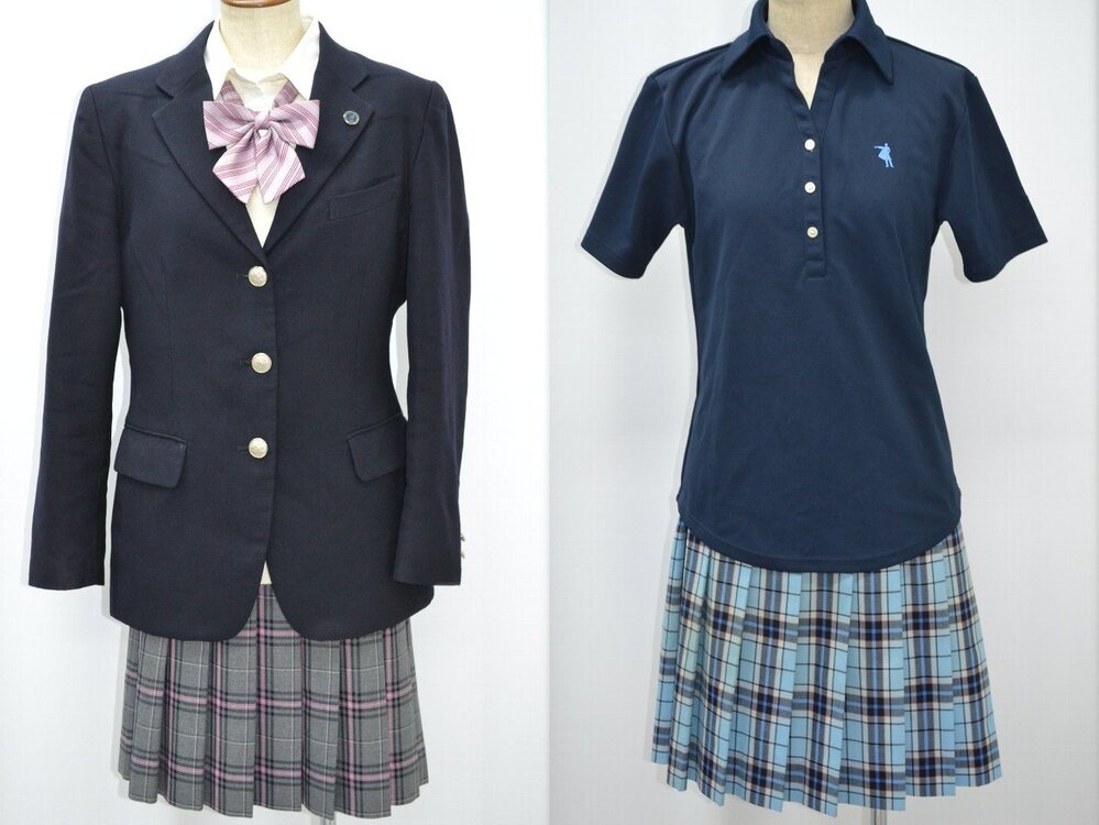 通信制 クラーク記念国際高等学校 ブレザー冬服・夏服 校章・リボン 8