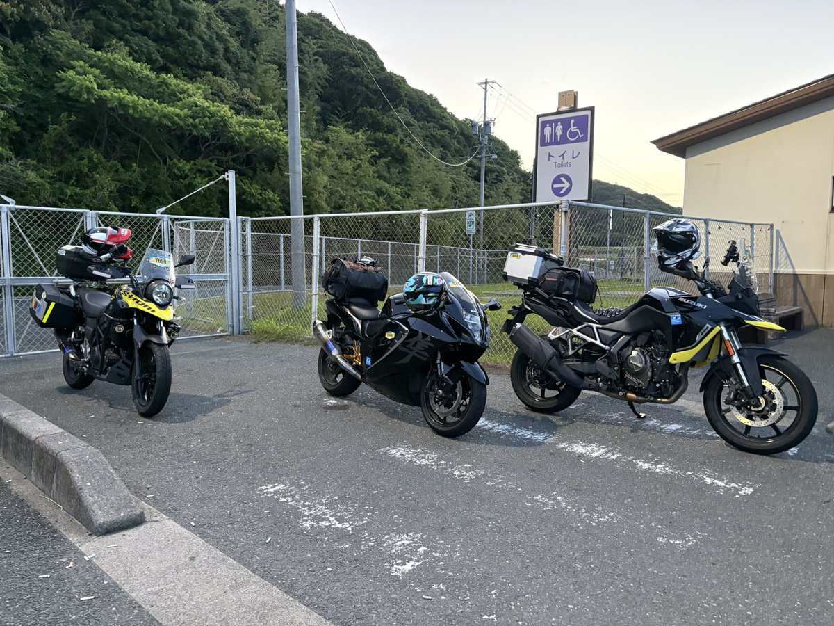 お見送り完了(￣^￣ゞ #SSTR @uribo_rider 私は寄り道しながら 帰り