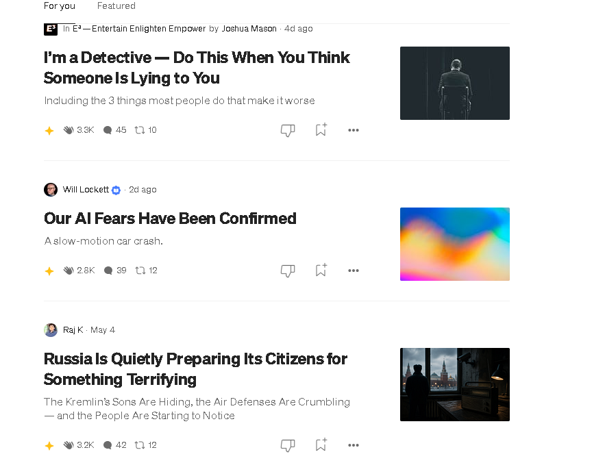 herijay001's tweet photo. Interesting update from Medium!

They’ve added REPOST, meaning users can now repost other people’s articles similar to social platforms.

This feels like a big win for writers because good articles can now travel further beyond just followers.

Good time to join @Medium https://t.co/QiXWfV7XC9