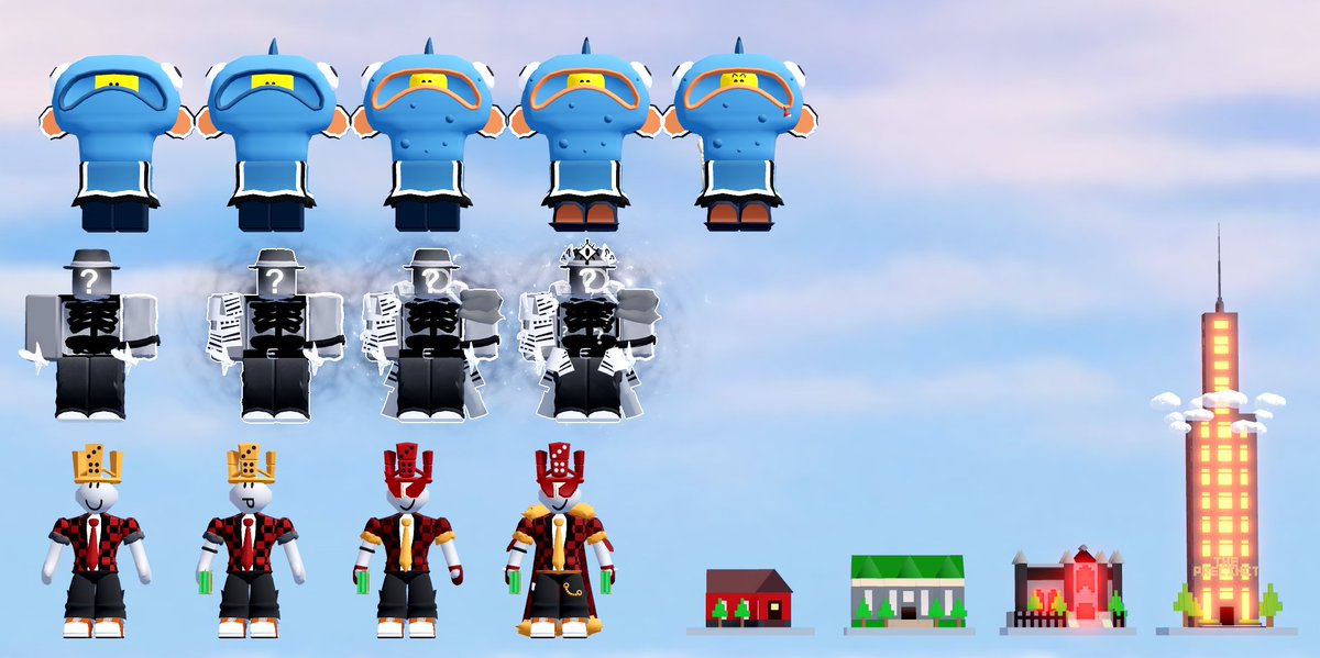 IsLeaves's tweet photo. Everything I made for the RTD X Armless Detective Collab! 
#Roblox #RobloxDev https://t.co/Pd02uzpIAN