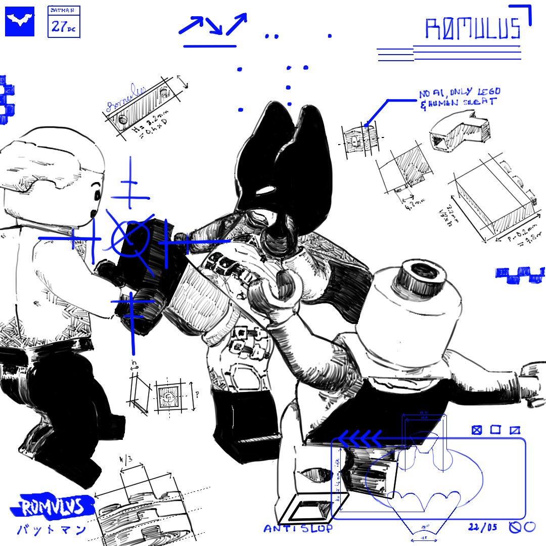 RomulusQA's tweet photo. It's been a while so dump (no one cares I know but eh)
ça fait longtemps donc 4 d'un coup (tout le monde s'en fout mais bon)
#pragmata #legobatman #skullhead #fanarts #OCㅤㅤ https://t.co/NfPIK1lFxh