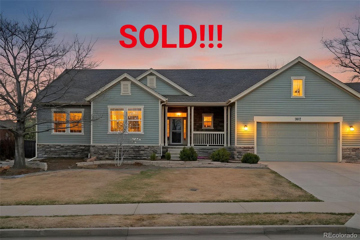 SellingParker's tweet photo. SOLD!!! Congratulations on the sale of your beautiful home! On to the next adventure!!! #ChristineSellsColorado #lovewhereyoulive ##loverealestate #coloradorealestate #REALTOR https://t.co/hjjV8AkEUu