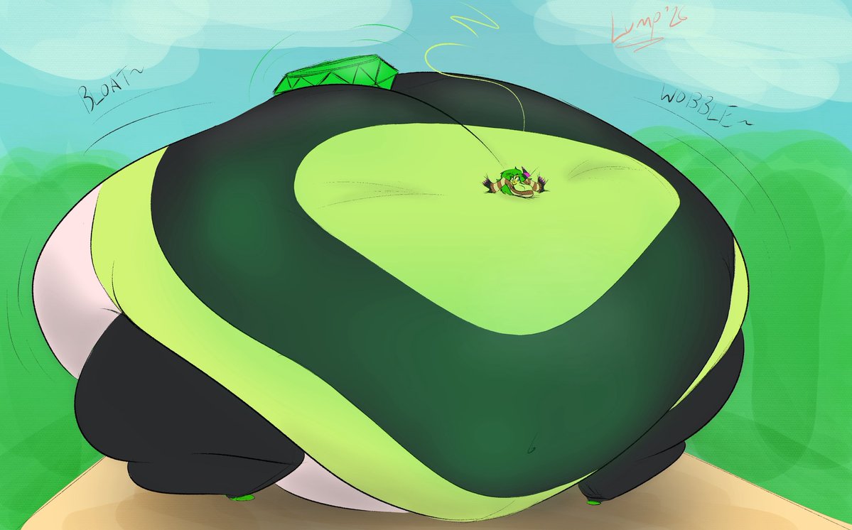 GrandLumpus's tweet photo. Emerald power is stored in the Zeena butt 💚 https://t.co/LdsKp8YpF6