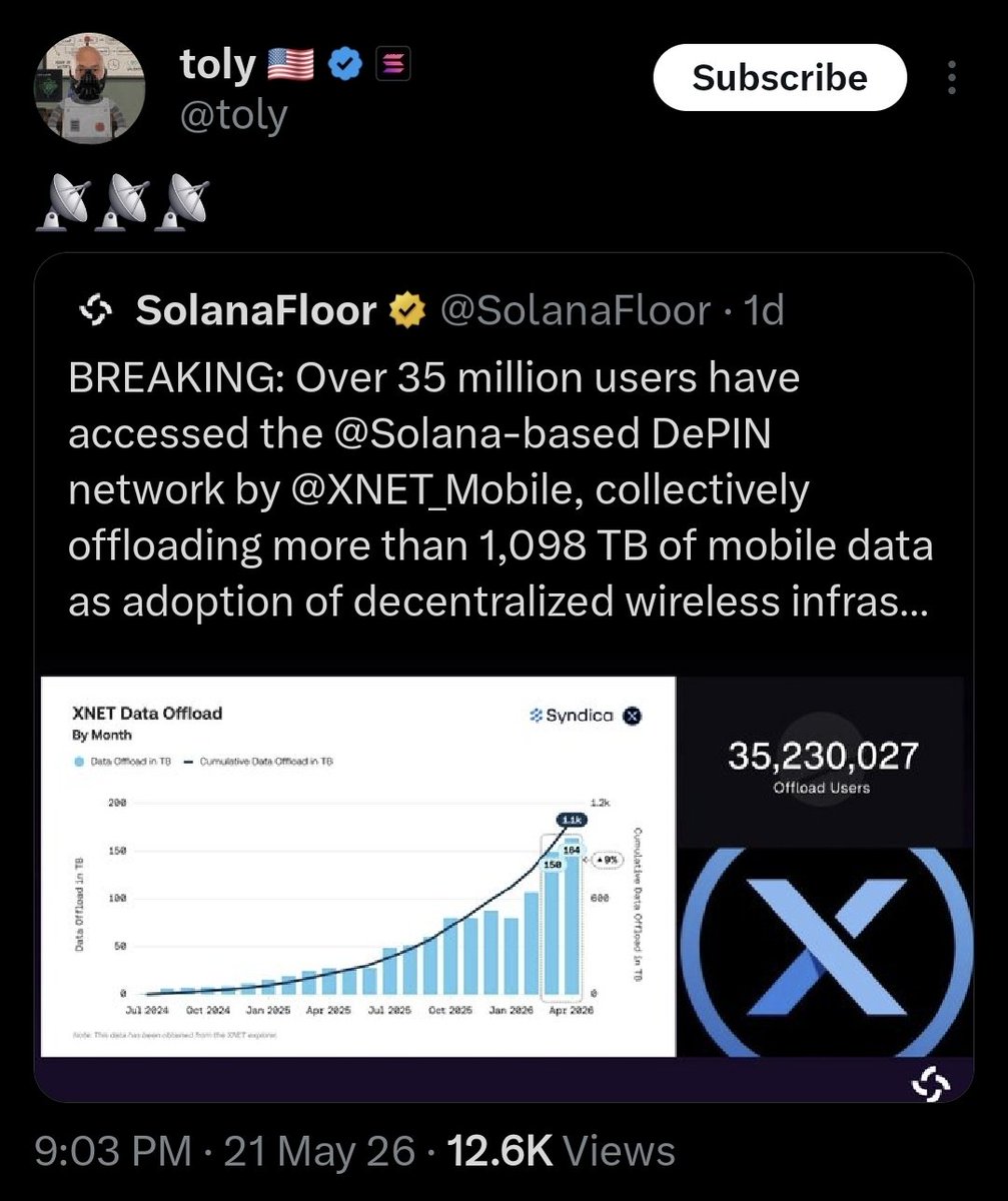 CRYPTOcounselo2's tweet photo. Toly activated the Bat-signal, and $XNET delivered! https://t.co/szP6HSFGs8