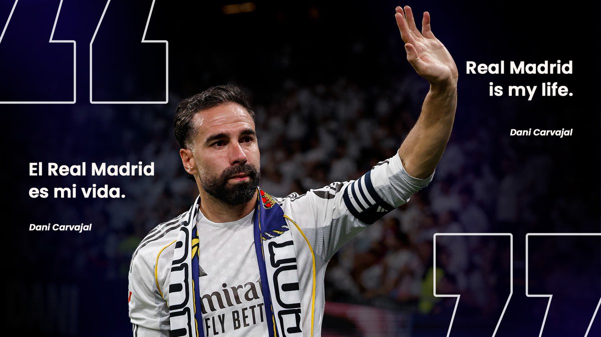 realmadrid's tweet photo. 💬 @DaniCarvajal92 💬