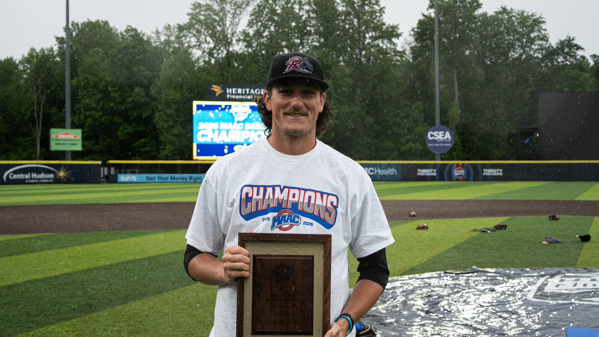 MetroConfSports's tweet photo. 2026 MAAC Baseball All-Championship Team

AJ Brotz, @Marist_BSB 
Jack Sullivan, @Marist_BSB
Nate Bennett, @NiagaraBASE 
Elijha Hammill, @NiagaraBASE
JP Kuczik, @Stags_Base 
Ben Alekson, @Stags_Base
Zach Stephenson, @Stags_Base
Erich Hartmann, @RiderUBaseball 
Kyle Neri, @RiderUBaseball
Peter Crespo, @RiderUBaseball
Christian Aiello, @RiderUBaseball
PJ Craig, @RiderUBaseball (MVP)

#MAACBaseball