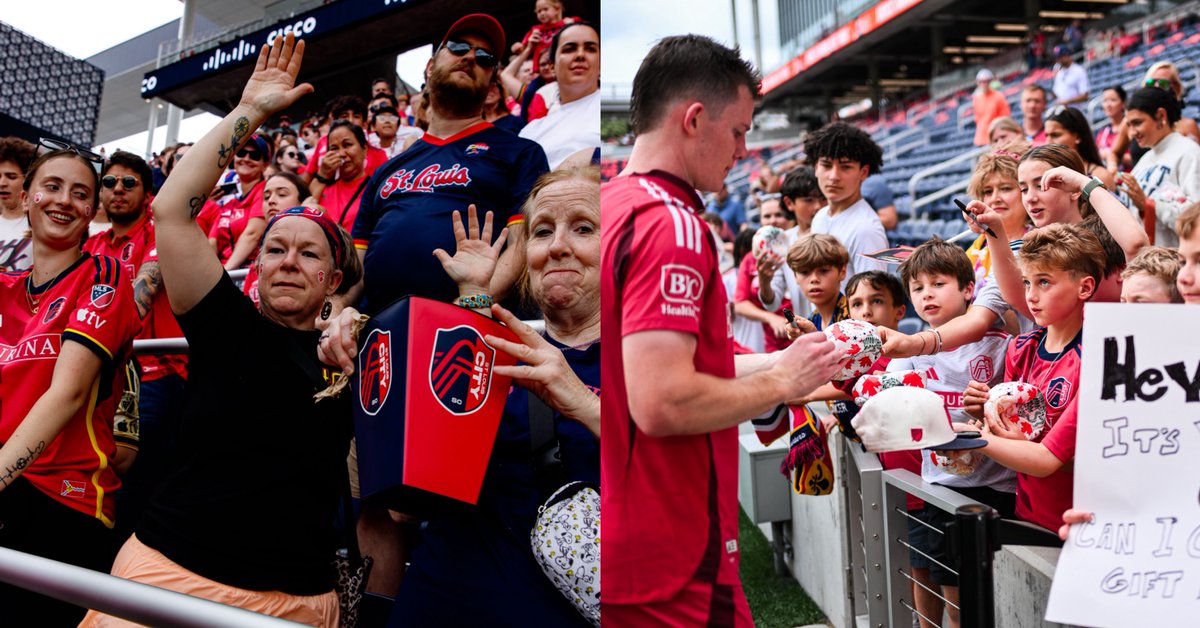 stlCITYsc's tweet photo. We love you, STL ♥️

#AllForCITY https://t.co/U4WmkFEdnK