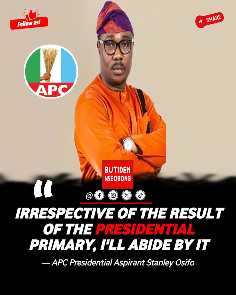 Butidemofficial's tweet photo. President Tinubu's opponent speaks about APC presidential primary election. https://t.co/AINGPqaGm3