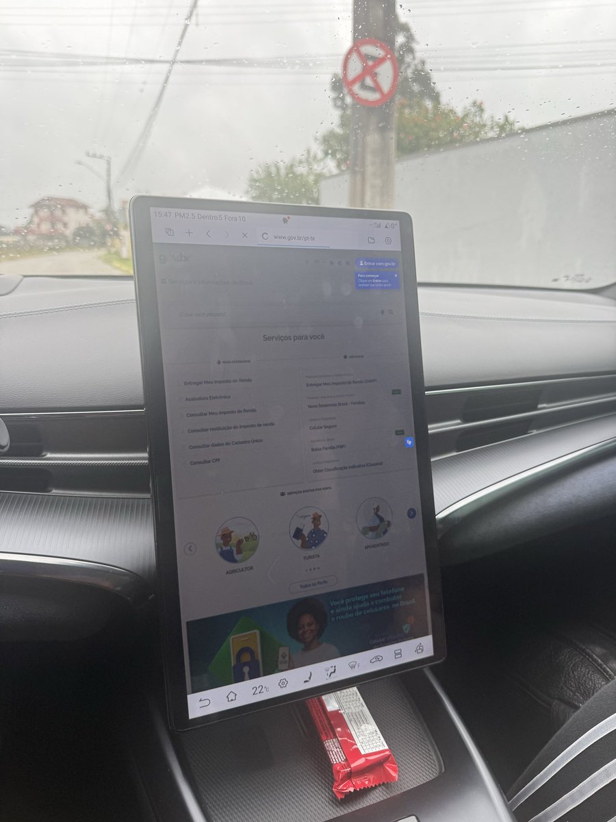 paulo_da_cpi's tweet photo. Vocês sabiam que pra dirigir num byd é preciso acessar o carro com o gov br? https://t.co/Sv3vozM0qU