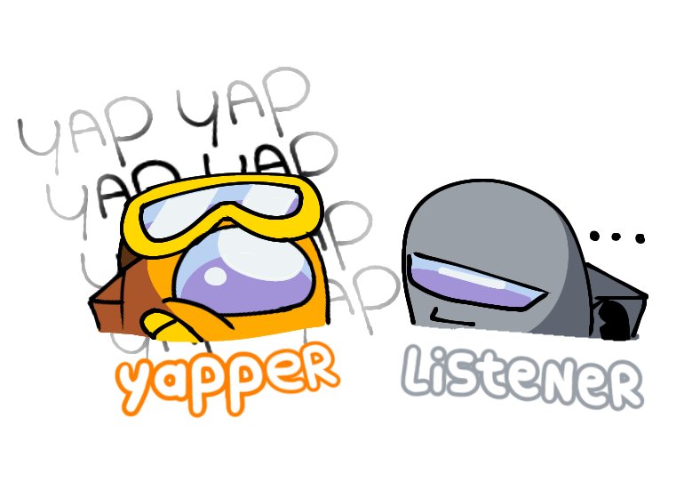 CamusImposter's tweet photo. Typical yapper litsener friendship https://t.co/zpPpWSHyf6