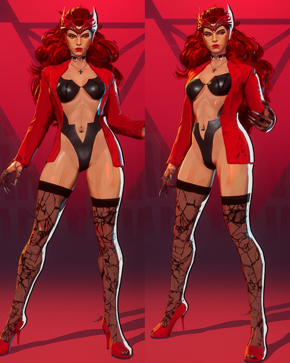 wifugf's tweet photo. Sexy Vampire Scarlet Witch 🩸 https://t.co/TnGSKImUpz