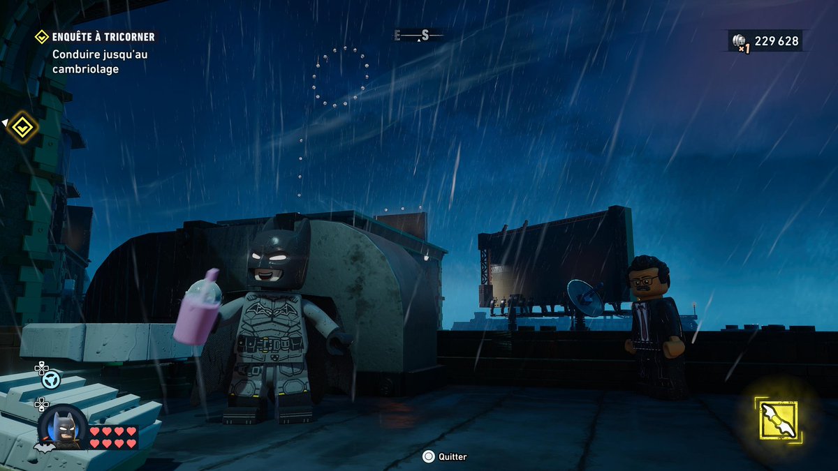 AndyGaming_'s tweet photo. Lego Batman 😯 OK, ouais, je suis bluffée. Franchement, d'avoir pensé à inclure des personnes en fauteuil roulant, je trouve ça génial. Il y a de la diversité parmi les PNJ, c'est un point important à souligner. Il y a tellement de choses à dire. Mon article sur le jeu sera disponible, une fois que j'aurai vu tout ce que le jeu a à m'offrir.