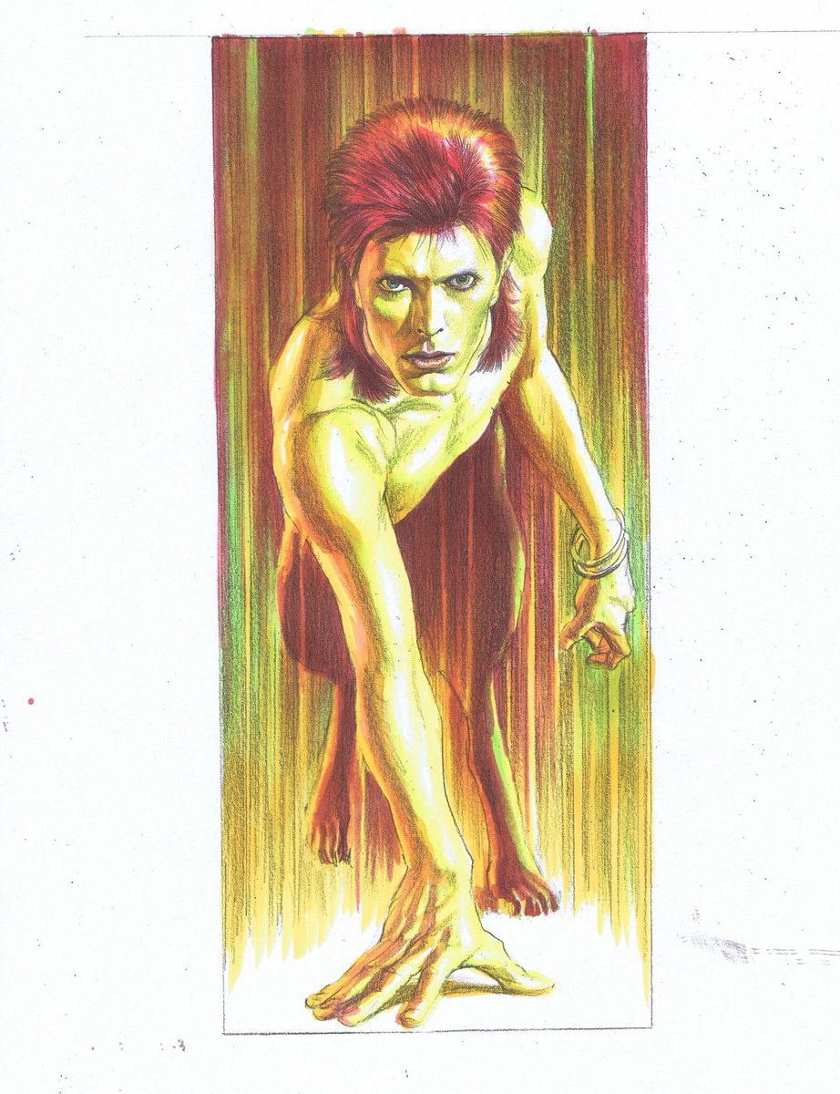 thealexrossart's tweet photo. #bowie https://t.co/UsPVkhBnBE