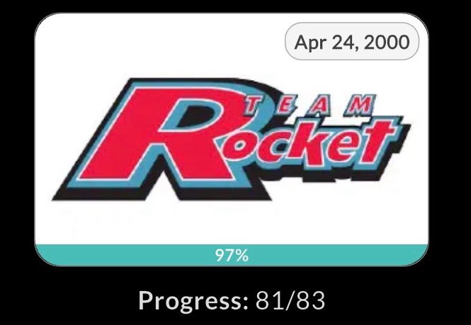 TooManyPsyducks's tweet photo. THE 1ST ED ROCKET MASTER SET WILL BE COMPLETED TOMORROW AT COLLECT A CON‼️ https://t.co/pHUbSi3d10