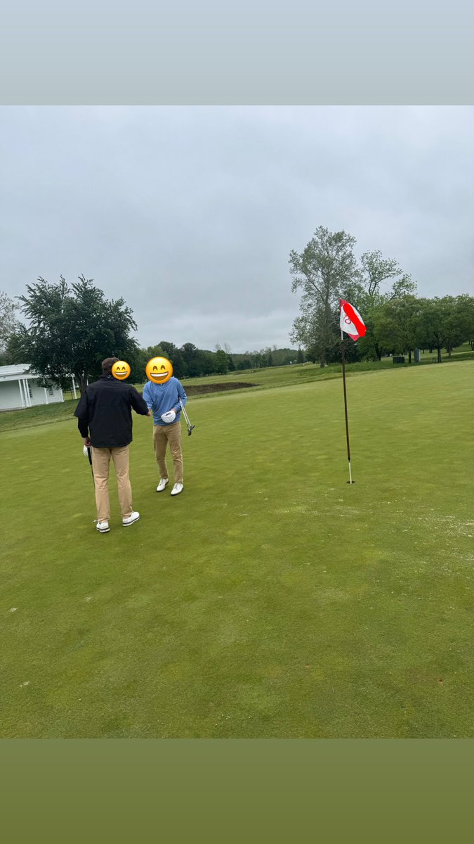 ShepStrawb's tweet photo. First summer golf trip with my buddies. Pic is of the two winners of the day, they will be playing with house (my) money at the casino tonight, Shep will be playing with his stimulus checks.

Sheps stats 
36 holes
2/24 fairways 
Handicap reveal at 200 followers 

More to come. https://t.co/9qt7kLnvaP