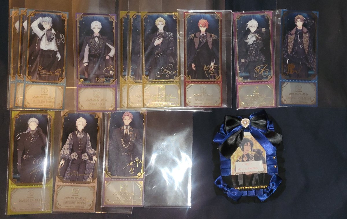 tet_kaki810's tweet photo. [交換]
アイドリッシュセブン アイナナ EXPO DECENNIUM アソビストア 特典 チケット風クリアカード

譲→環 壮五 ナギ 陸 天 龍之介 千 巳波 虎於

求→和泉 一織

札幌での手渡し、24日EXPOでの手渡し可能。郵送も可能。
よろしくお願いします。 https://t.co/I4WZLVPku8