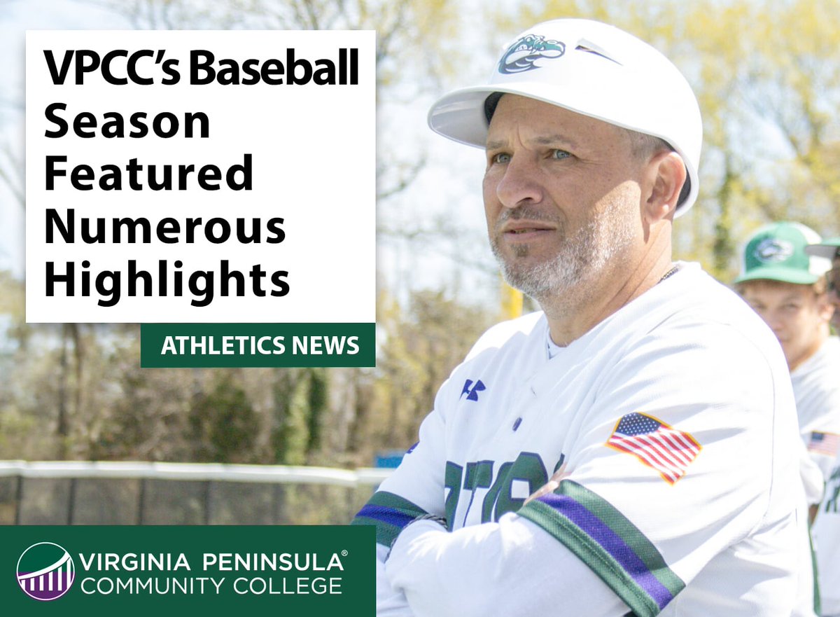 VPCCva's tweet photo. VPCC’s Baseball Season Featured Numerous Highlights https://t.co/OB6Rd5xH9q #baseball #vpccva #gatorfamily #studentathletes #hamptonroads https://t.co/1zVpXsfH5K