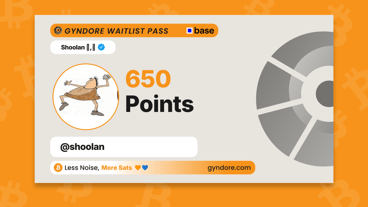 shoolan's tweet photo. Secured my spot on the @Gyndore waitlist.

Already stacking. It pays to be early.

Join now &amp; claim your points → https://t.co/18lumZSiNF https://t.co/gesPCfU2ze