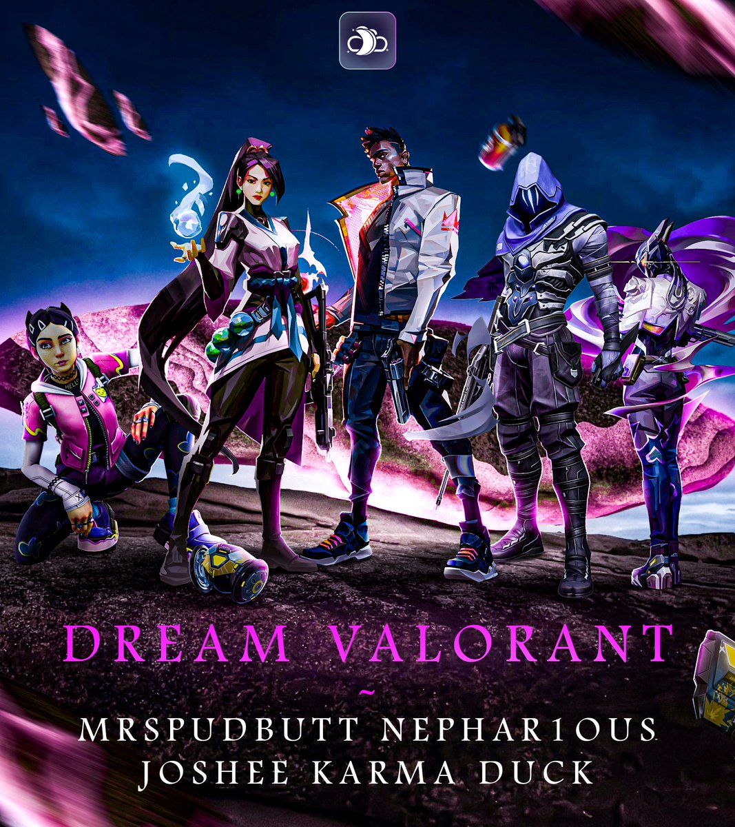 DreamEsportz's tweet photo. Hungry players are dangerous.

Especially when they have something to prove.

Welcome to the next chapter of Dream Esports VALORANT.

@DuckLFT
@ka_rmaLFT
@MrSpudButt
@josheeval
@nephar1ous_cs

Head Coach: @parkssssss_ 
See you on the server.

#StayDreaming https://t.co/NMYUpv8Z0u