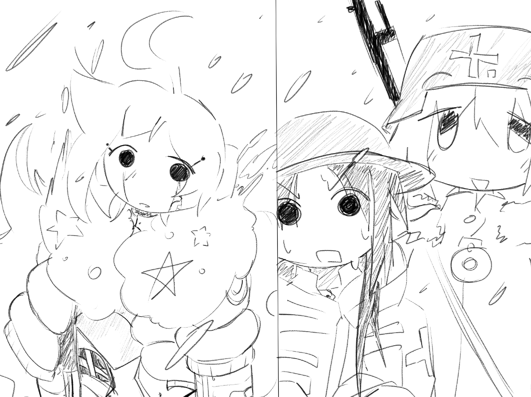 ShushAnims's tweet photo. awesome ass crossover
#flavorfoley_fa #少女終末旅行 https://t.co/FpVtwdubpt
