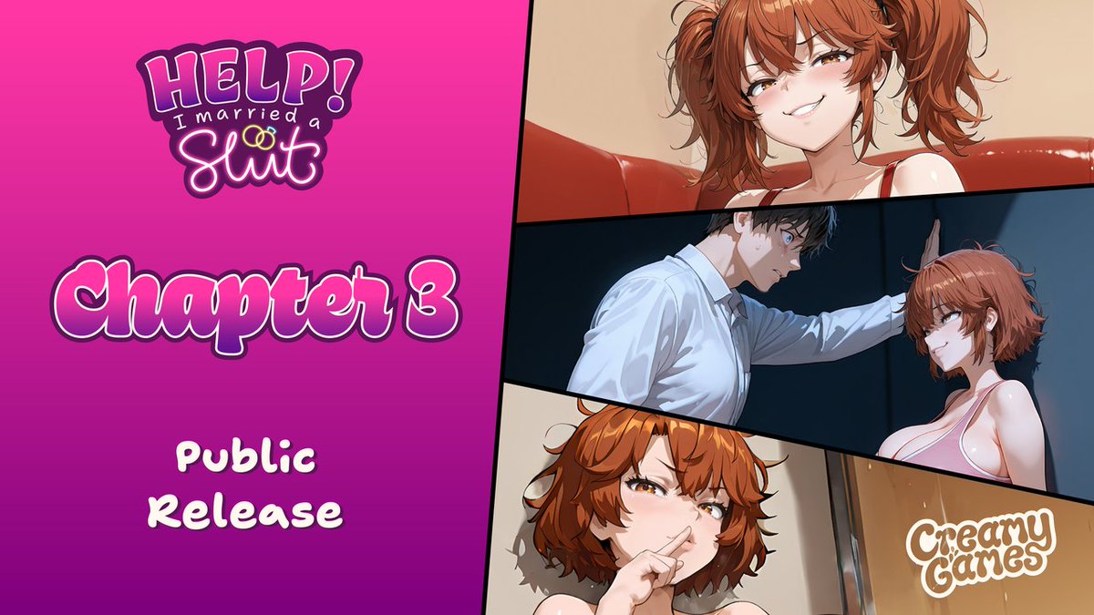 CreamyGames's tweet photo. Chapter 3 is now free for everyone! You can find in on my Patreon!
https://t.co/ArsrbopFk5 https://t.co/2fiHsD2RGC