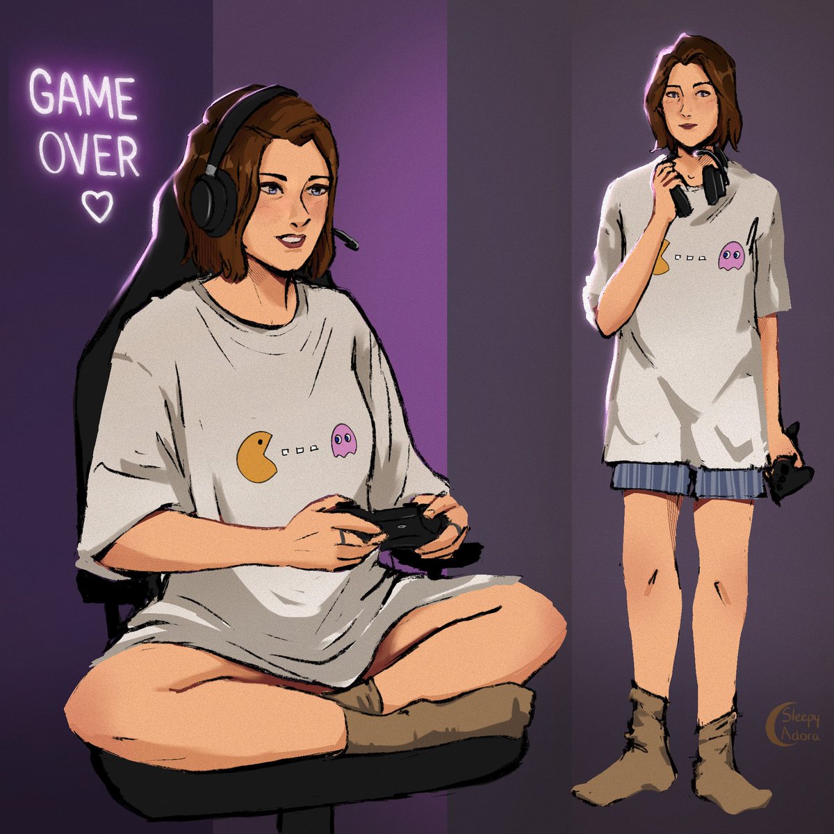 sleepyadora's tweet photo. Gamer Max👾 what do you think she’s playing?
Thank you Fr3saxp for your commission! https://t.co/cpeXt7RHcX