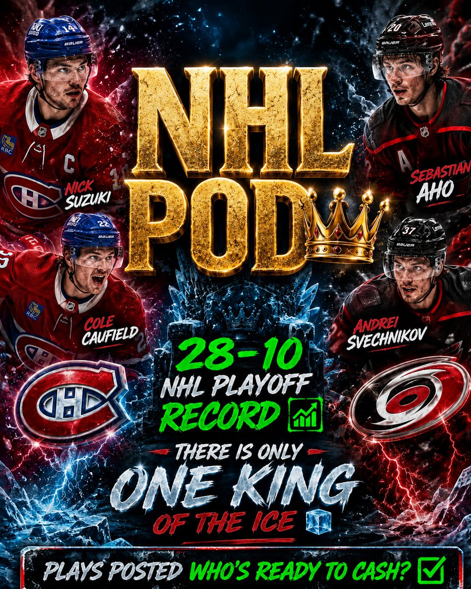 CashCing's tweet photo. FREE 2u NHL POD 🔒 

28-10 NHL RECORD 📈

Sending tonight’s play FREE to all that RT/LIKE ✅ https://t.co/5ird0nB5lc