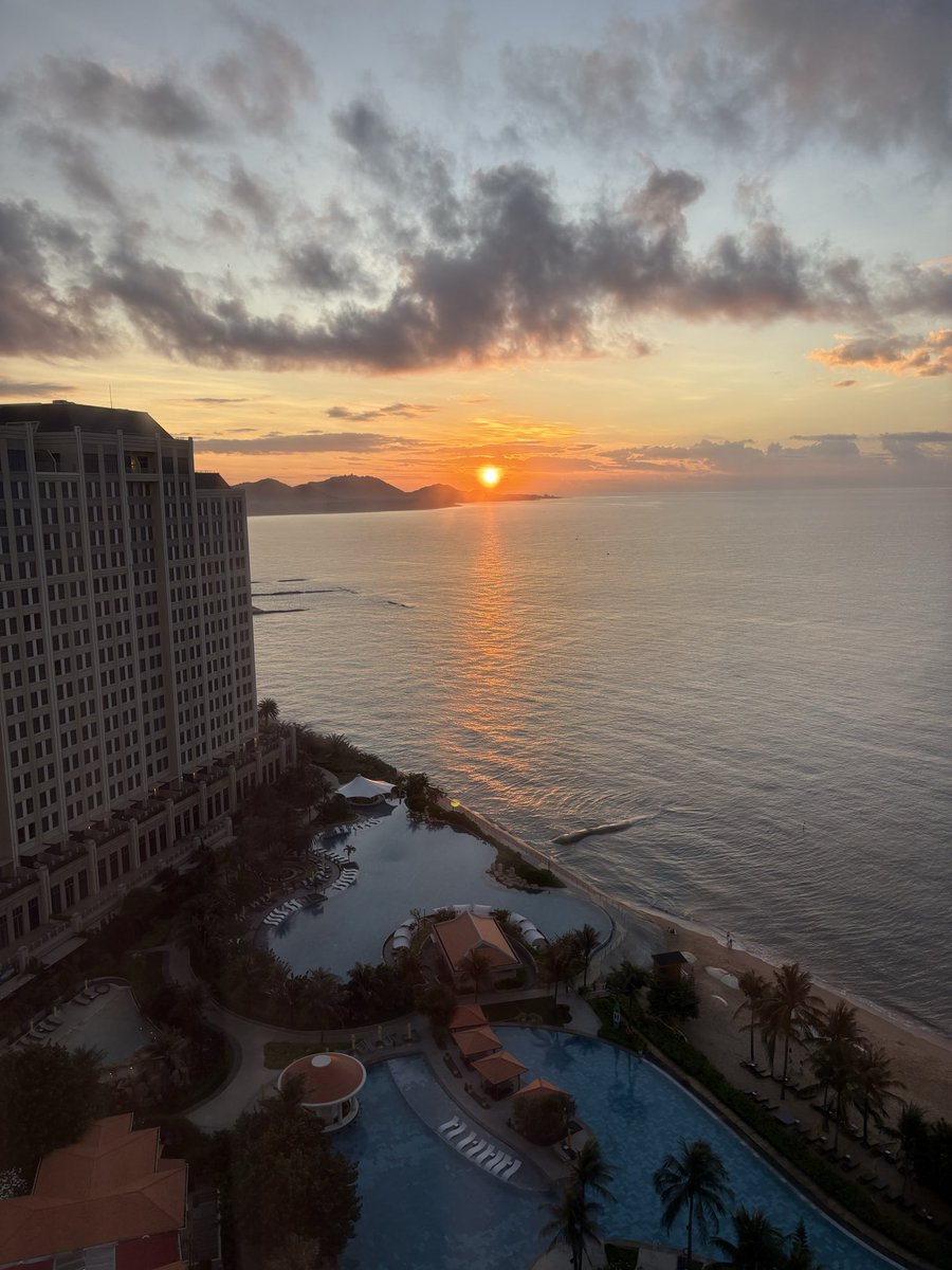 IBFUSBAboxing's tweet photo. History in the making! 🇻🇳🥊 The 41st Annual IBF Convention officially KICKS OFF TODAY at the stunning The Grand Ho Tram Resort! 
For the very first time, the International Boxing Federation has brought together its global community to Southeast Asia. We are ready for an exciting week of networking, technical seminars, social events and more, including beautiful sunrises to start off each day!