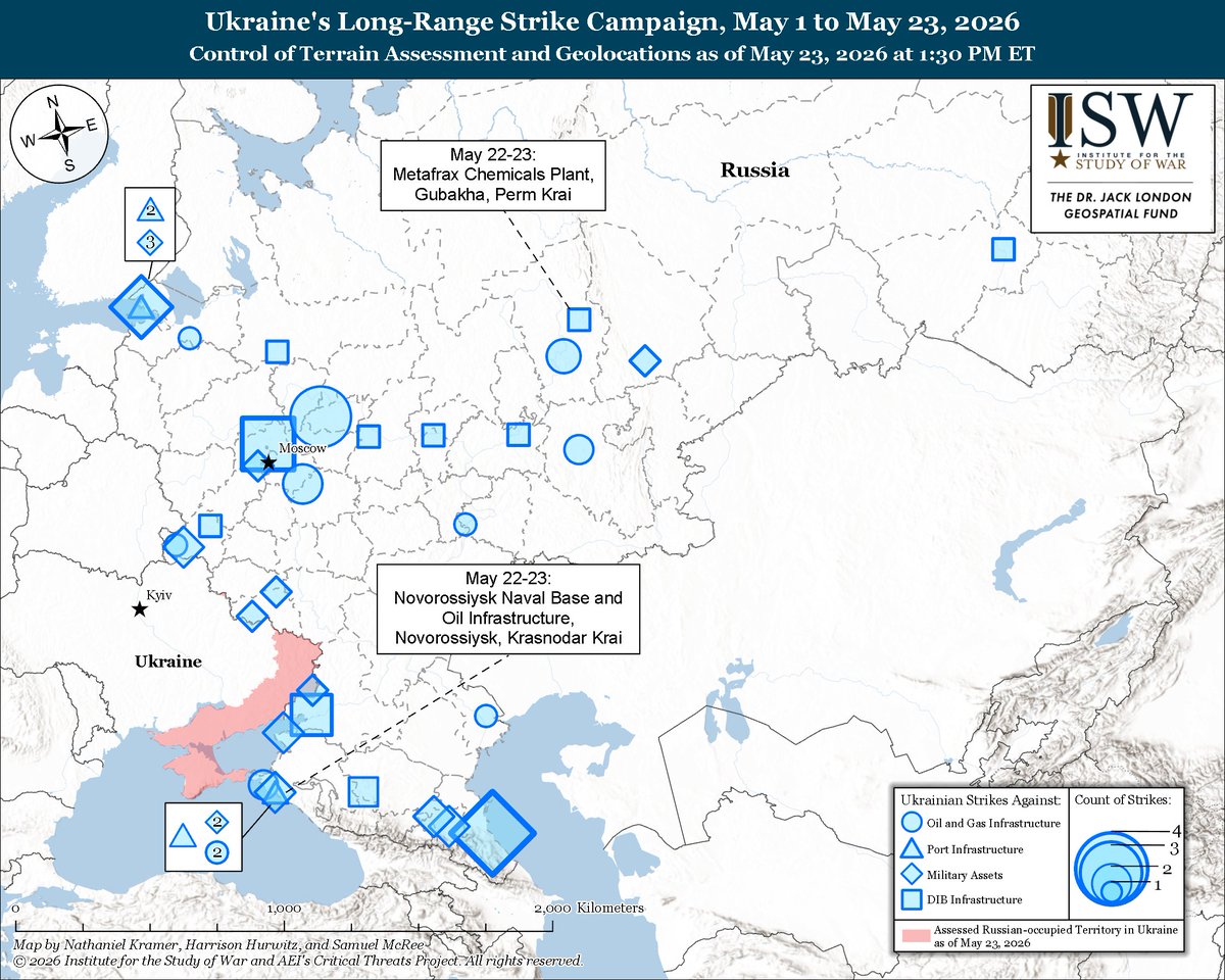 Institute for the Study of War tweet media
