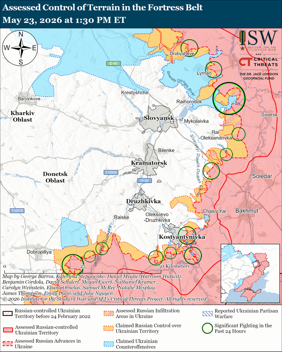 Institute for the Study of War tweet media