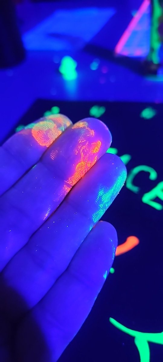 lauriegilbert's tweet photo. Why you shouldn't let me go to glow in the dark bingo ... https://t.co/bWswA4EmbM