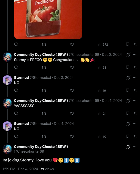 Stormed tweet media