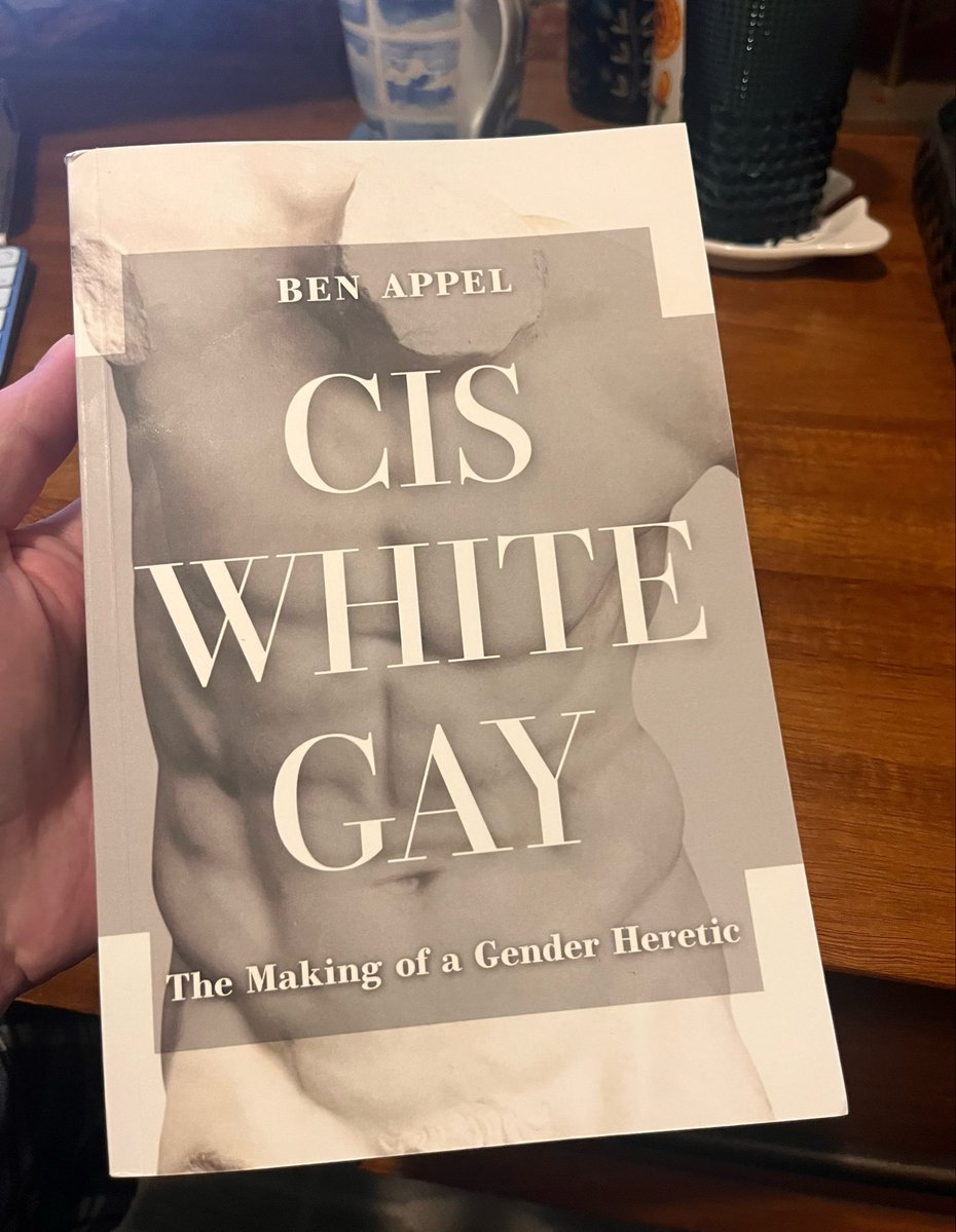 benappel's tweet photo. What follows is a message I received today from a reader of Cis White Gay, who was very religious and has OCD. (I can’t tell you how much these messages mean to me.)

“I just wanted to personally thank you.
I related to your struggles while reading Cis White Gay, but thought that couldn't be me because god is real of course, and then not too long after reading your book I figured out my issues with god were just OCD and a religious upbringing, and finally allowing myself to get over the fear and let go of god. I have been an atheist ever since, dropping all metaphysical beliefs and focusing on the world I can see around me. I feel more united than ever in myself, my bisexuality (the homosexual part of that which I struggled with), and my belief in science and reality. So big personal thank you.”