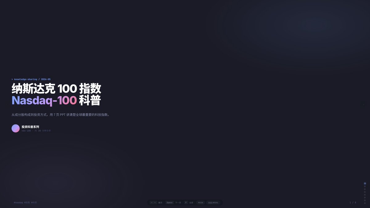 TyC_Adventurer's tweet photo. 这大概是全网颜值最高的纳斯达克100指数科普了……   
全屏沉浸式的滑动交互极其解压。  
强烈建议用 PC 端打开感受一下像素级强迫症的震撼： 👉 https://t.co/B8q5c6tPse  #理财科普 #NASDAQ100 #QQQ #数据可视化 https://t.co/eQ0sq11IWq