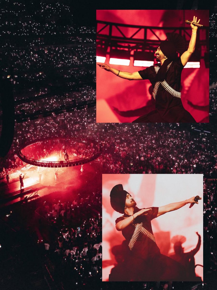 AACenter's tweet photo. LAST SATURDAY: Diljit Dosanjh SOLD OUT AAC again on his AURA WORLD TOUR ✨ https://t.co/nyj2m8sjQj