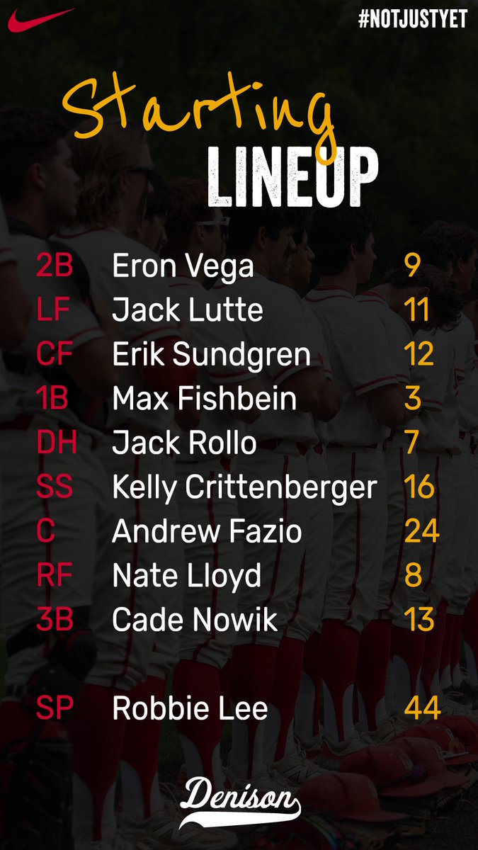 Denison Baseball tweet media