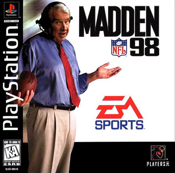 AtomicBomb1980's tweet photo. @GamewithDave Madden '98 since it was the first game that I owned when I got my PS1. #madden #nfl #ps1 https://t.co/pIkG1QzK7L
