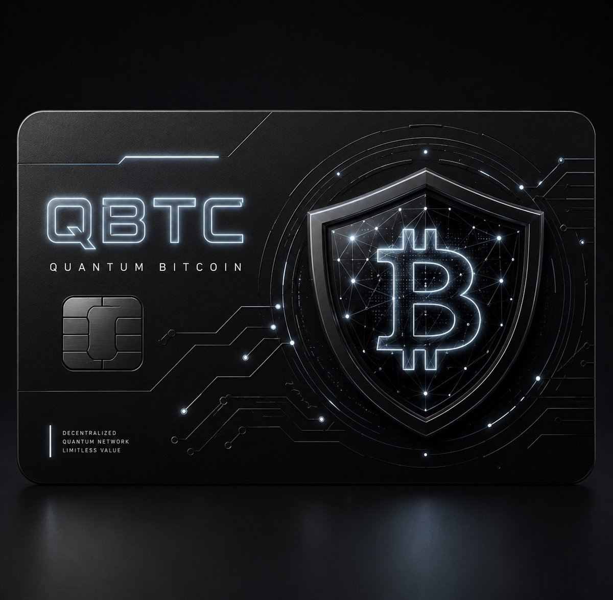 QBTCWPROTOCOL's tweet photo. The future of Web3 asset management demands absolute privacy and elite aesthetics. 
Presenting the first concept design for the physical $QBTC Stealth Debit Card — aligned with W-Protocol security layers. 
⚡️ No name, no card numbers on the front (2026 High-End Retail Trend).
🛡️ Real-time encryption protecting your digital wealth from AI-driven and quantum-level transaction entropy threats. 
We don't just build code; we design user experiences for the post-quantum era on @solana. 🧠💻
CA: `8dLMx23WLLoTyf3EEnkM7tNEKHhDfQ42sLo2TdQypump`                              #Solana #AI #Web3