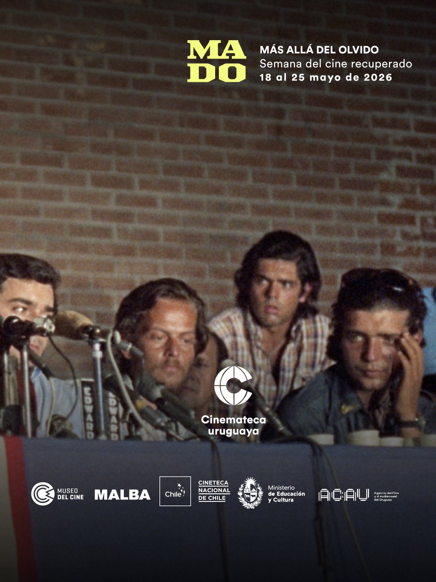 CinematecaURU's tweet photo. La odisea de los Andes, este documental sobre el recordado accidente del avión uruguayo en los Andes habría tenido un éxito de público, pero el golpe de Estado de septiembre de 1973 impidió su inminente estreno.

Tras años de estar extraviada, desde el 2020 la Cineteca Nacional de Chile comenzó un trabajo integral de recuperación de todos los filmes de Covacevich. Esta copia en 4K de La odisea de los Andes, fue ajustada y recuperada en conjunto con el autor.

🎬 "La odisea de los Andes" de Álvaro Covacevich
➤ domingo 24 a las 19:45
🎟️ Entrada libre, disponibles en boletería o en la web.

➤ La función será presentada por Marcelo Morales de la @cinetecanacionalcl

#MADO Semana del cine recuperado