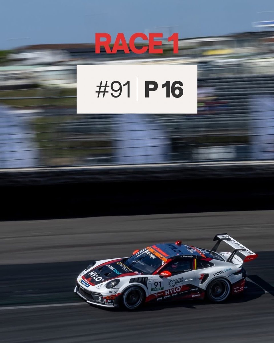 team75bernhard's tweet photo. 𝗥𝗮𝗰𝗲 𝟭 𝗶𝗻 𝘁𝘄𝗼 𝗽𝗮𝗿𝘁𝘀 ✔️😮‍💨

P 14 (P 3 in Rookie) - Sam Jongejan
P 16 - Gian Luca Tüccaroglu
P 30 (P 4 in ProAm) - Michael Essmann

#Team75Bernhard #Motorsport
@Porsche @CarreraCupDE
#PSCCD #Porsche https://t.co/aU3Jb1LqhZ