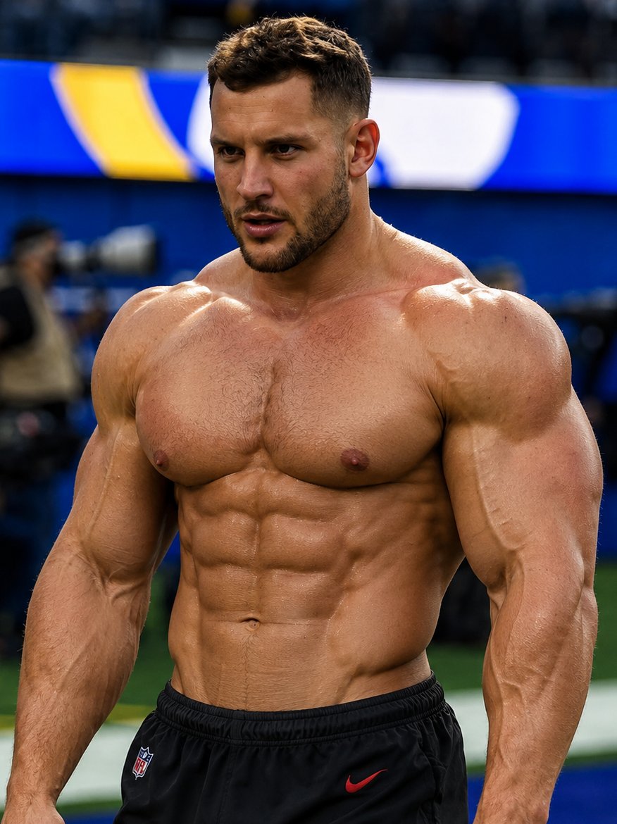 musclxheaven's tweet photo. Nick Bosa https://t.co/UFFX9PV8fX