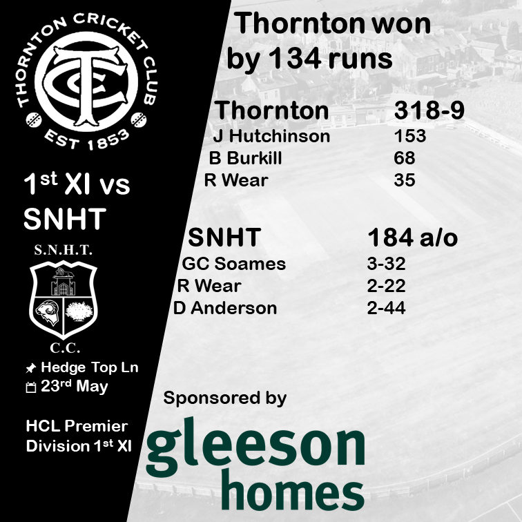 Thornton CC tweet media